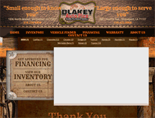 Tablet Screenshot of blakeyautoplex.com